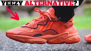 ozweego tr shoes red