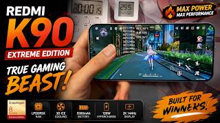 Redmi K90 Extreme Edition – Snapdragon Gaming Beast Review! 🎮