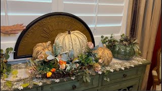 Fall Credenza Decor