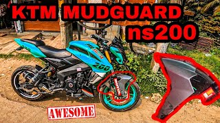 #Ns200 KTM Duke mudguard installation🤩🤪||amazing look😳 ||#ns200 #ns200modified @Kumarsaha84