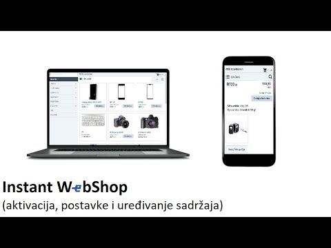 e-racuni.hr - Instant WebShop (aktivacija, postavke i uređivanje sadržaja)