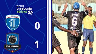 CARIOCA SÉRIE A2 - TAÇA SANTOS DUMOUNT - 1ª RODADA - SÃO GONÇALO 0X1 PEROLAS NEGRAS