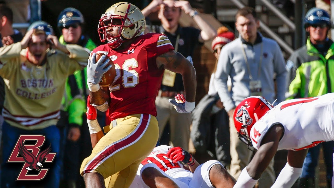Boston College RB David Bailey Runs For 2 Long Touchdowns