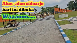 Sidoarjo town square officially opened today
