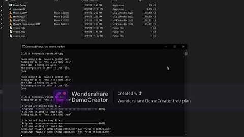 MKV title metadata - BULK update