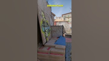 Banana Retake Flash On Inferno CS2 #shorts