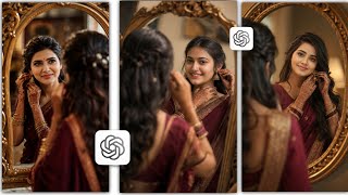 Trending Mirror Photos Editing Chatgpt Prompt | Chatgpt photo editing telugu  screenshot 5