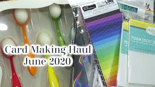 Card Making Haul + Quick Life Update | June 2020 @Kari_Webster