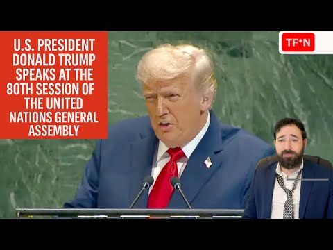 US President Donald Trump Speaks at the UN (September 23, 2025)