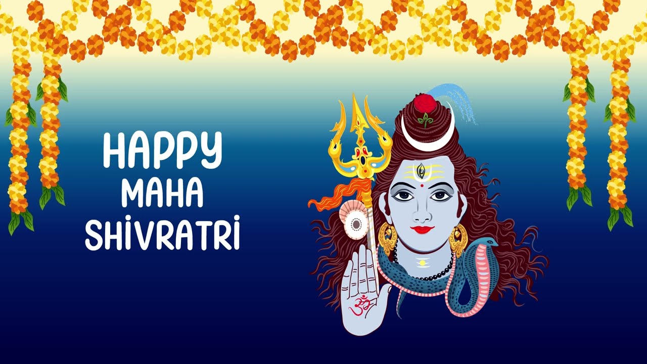 Happy Maha shivratri Greeting Card Design  | Adobe Animate