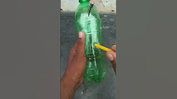 How to make water bottle trap at home #shorts