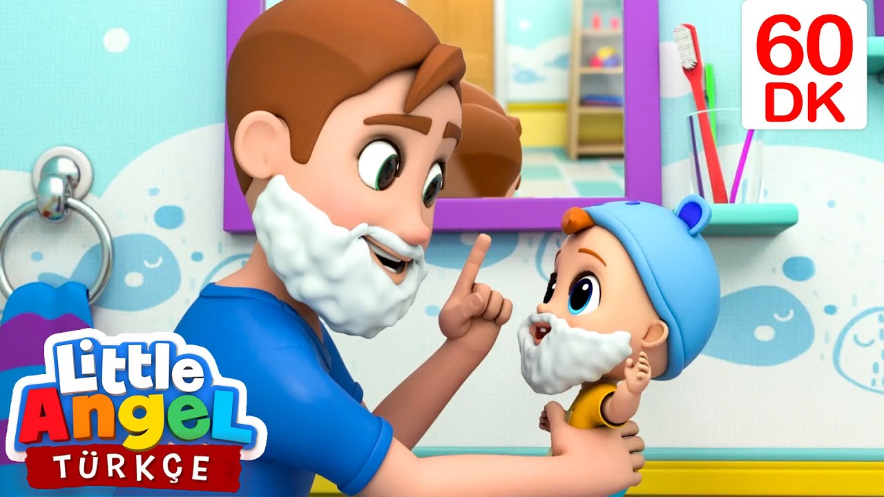 Can Bebek - Baba İle Muhteşem Bir Gün | Little Angel | Çocuk Çizgi Filmleri | Moonbug Kids Türkçe