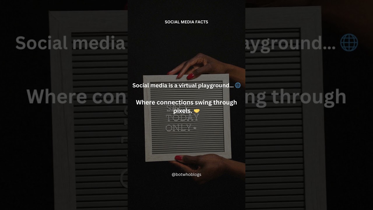 Social Media Playground: Swinging Through Virtual Connections 🌐🤝  