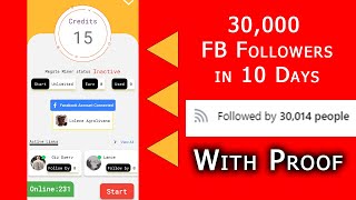 Get 30,000 FB Followers in few Days by using this Auto-Liker Live APP screenshot 1