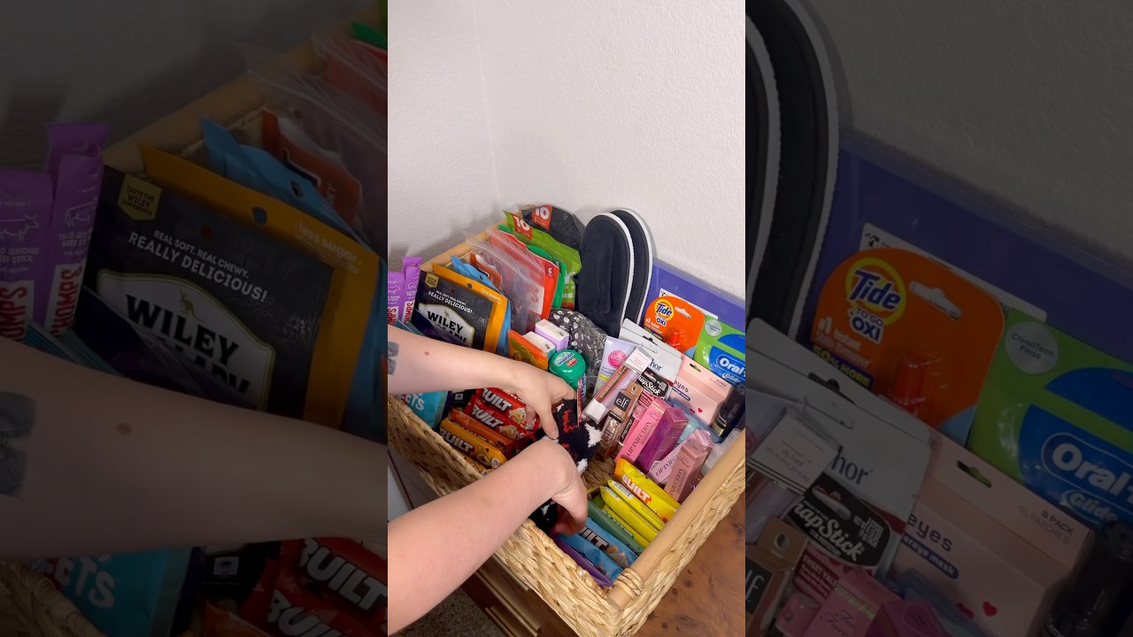 OUR FAMILY ARRIVES FROM MARYLAND TONIGHT ✈️  LETS RESTOCK THEIR GIFT BASKETS! 