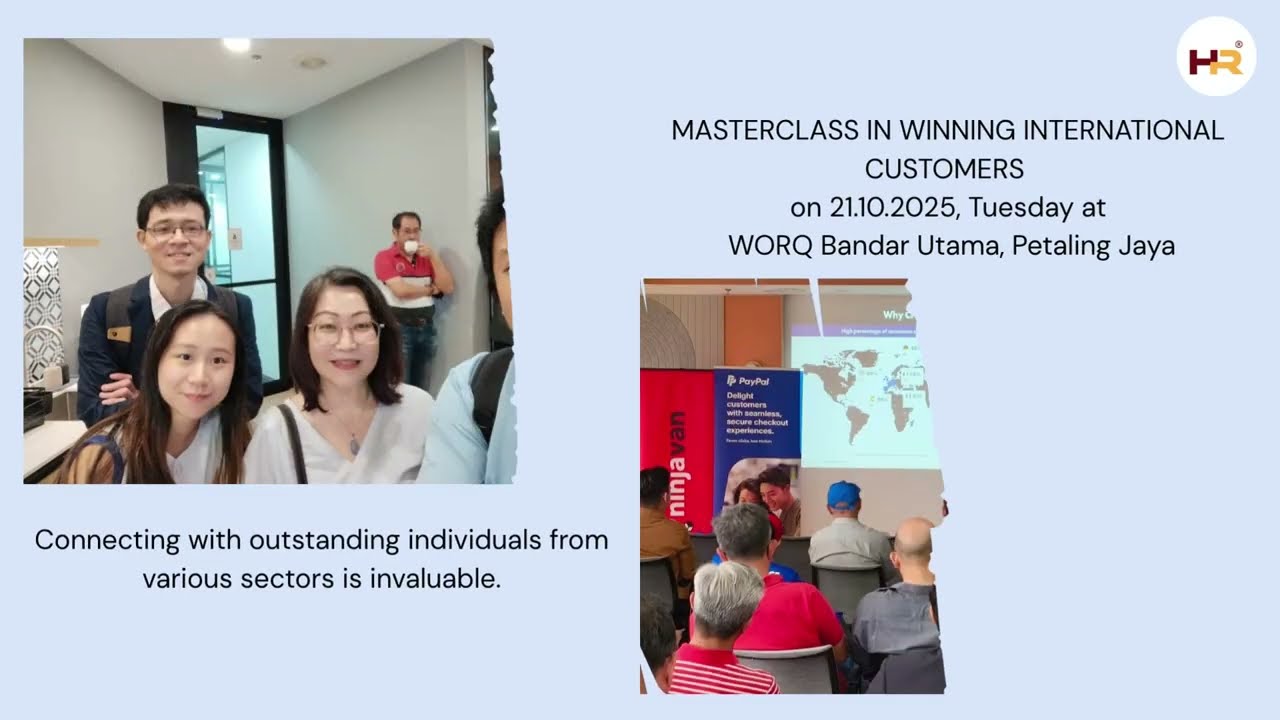 MASTERCLASS IN WINNING INTERNATIONAL CUSTOMERS BY HR'S MGMT