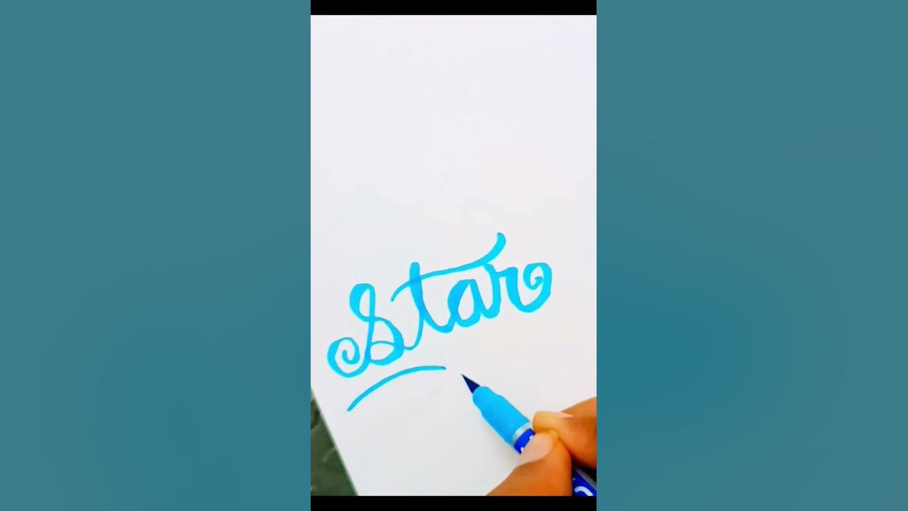 lettering-a-short-word-handwriting-calligraphy-shorts-makeba