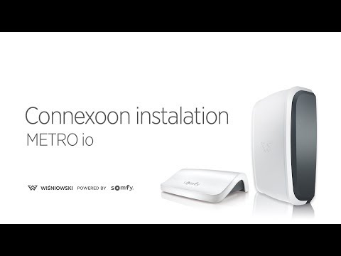 Connexoon instalation - WIŚNIOWSKI powered by Somfy