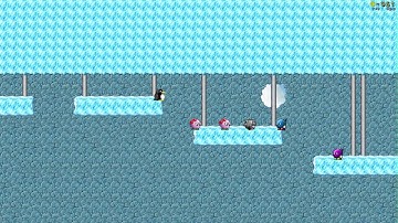 SuperTux 0.4.0 Hanging From the Roof