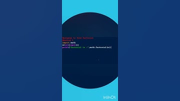 #factorial #python #pythontutorial #programming #ghcodingtechnique