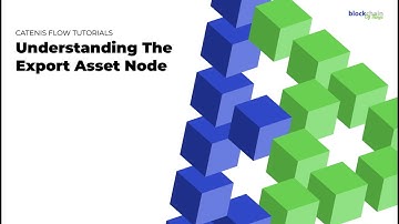 Understanding the Export Asset Node