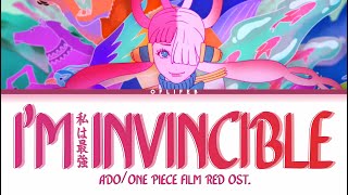 ADO - I'M INVINCIBLE (One Piece Film Red OST) | Lyrics Resimi