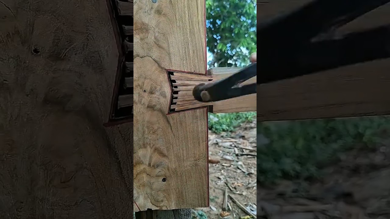 Smart wood joining techniques create clean, strong connections for a smooth and professional finish.