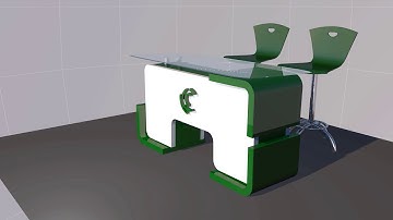 Receptions   Exhibition Stand create in Cinema 4D Tutorial