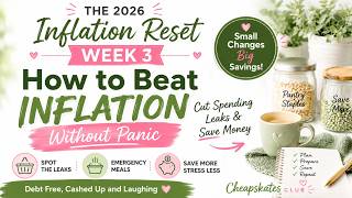 2026 Inflation Reset Week 3 How to Beat Inflation Without Panic Cut Spending Leaks  Save Money Fast