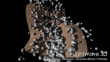 LightWave 3D: Collision Hillside scene rendered