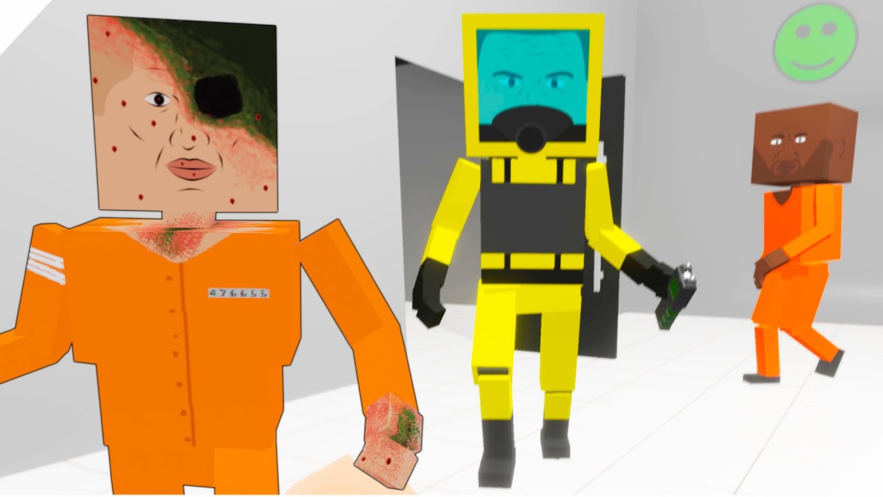 ЗОМБИ ЛАБОРАТОРИЯ! ПОБЕГ ИЗ ТЮРЬМЫ! Paint the Town Red YouTube