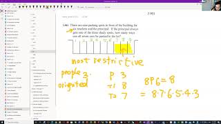 AMC10 2021 Jan 3rd Counting examples plus stick stone, Pascal triangle, complementary counting.