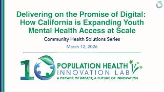 How California is Expanding Youth Mental Health Access at Scale | March 12, 2026