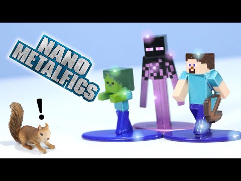 Minecraft Nano Metal Figs Die-Cast Toy Review 2019