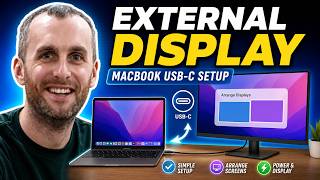 How to connect an external display to Mac