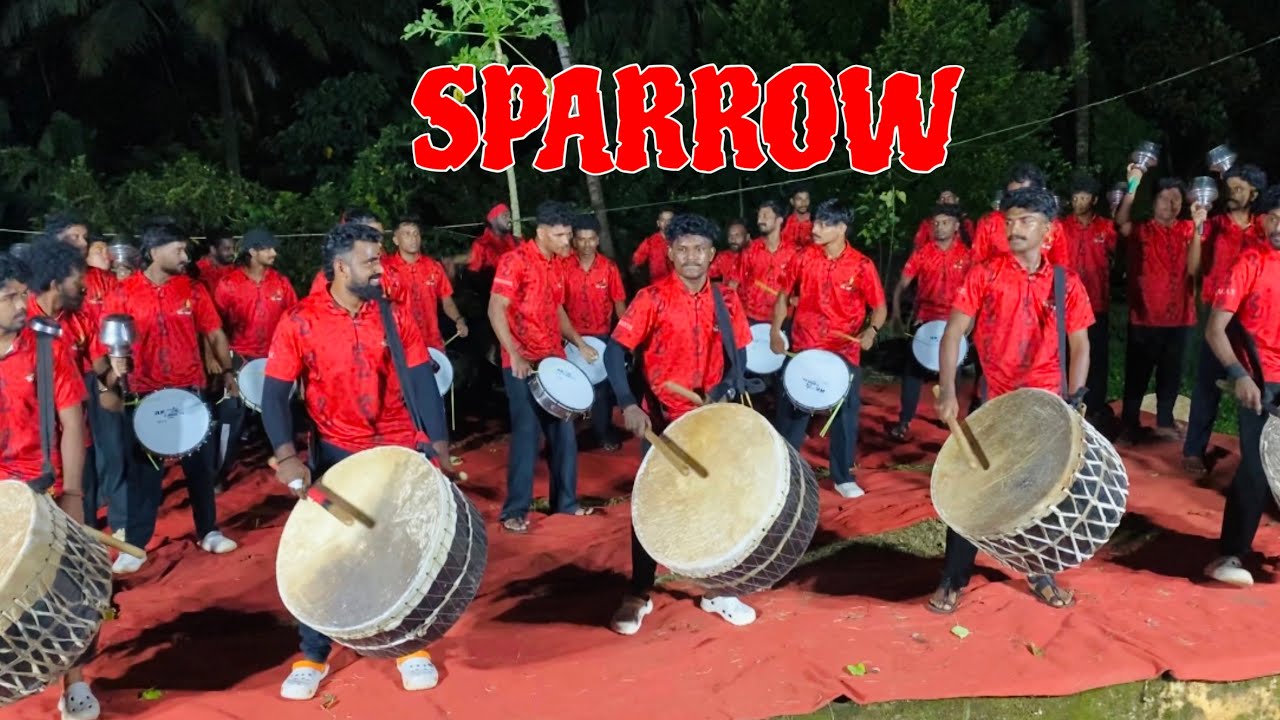 ഇത് കത്തും മക്കളെ❤️‍🔥 ട്യൂൺ seen🎶🥵📈 | SPARROW THAMBOLAM🥁| First Show |  @Pazhanji Cheruthuruthy 2025