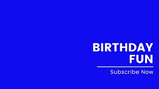 My First Vlog: Half Birthday Fun
