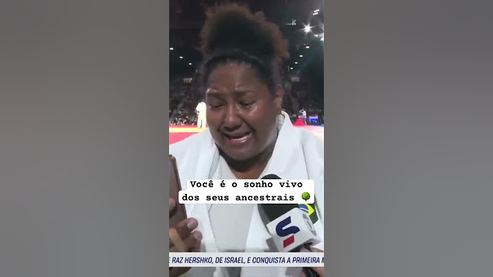 Veja o que a CAMPEÃ do JUDO disse para sua família ao ganhar o OURO
