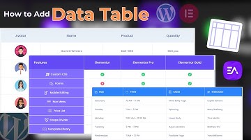 How to Create Data Tables With Elementor in WordPress 2025 | Free Data Tables Plugin