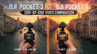 DJI Pocket 3 vs Pocket 4 - Side-by-Side Video Comparison