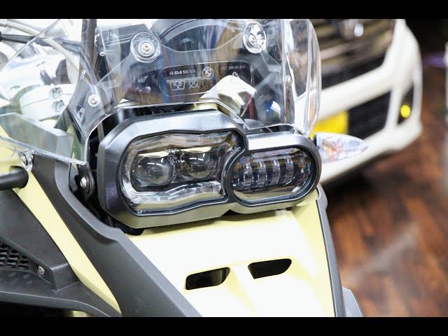 BMW F800GS/F700GS LEDヘッドライトの実力検証 - YouTube