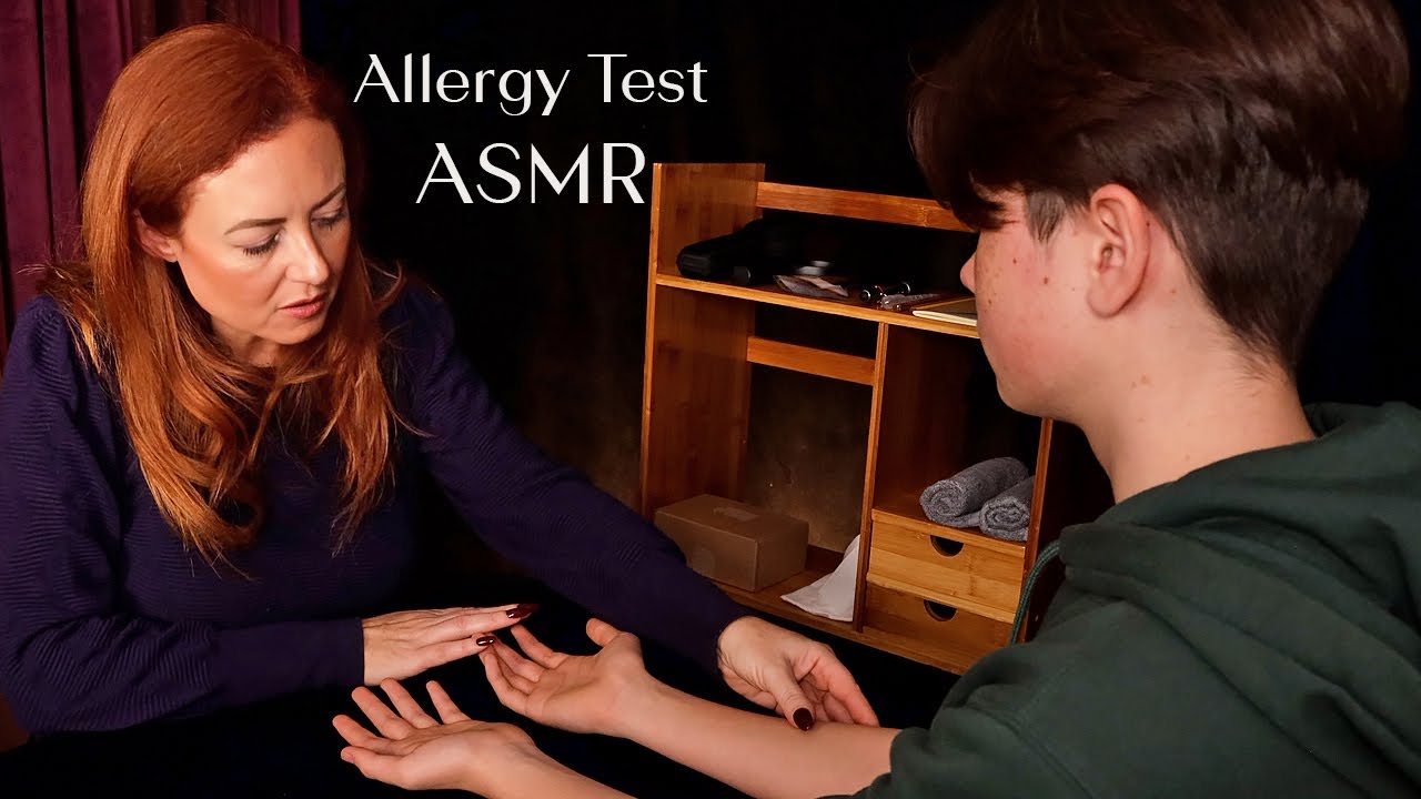 ASMR Allergy Testing Appointment 🌟 Real Person, Arms, Brushing, Bottles