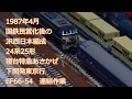 1987年4月国鉄民営化後のJR西日本編成 東京行