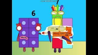 A funny Numberblocks animation my friend made in Scratch