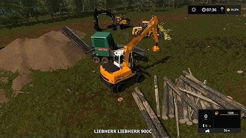 Farming simulator 17 - Logging on Pacific inlet #11