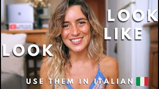 Learn Italian | Do you know how to say "LOOK" and "LOOK LIKE" in Italian? screenshot 2