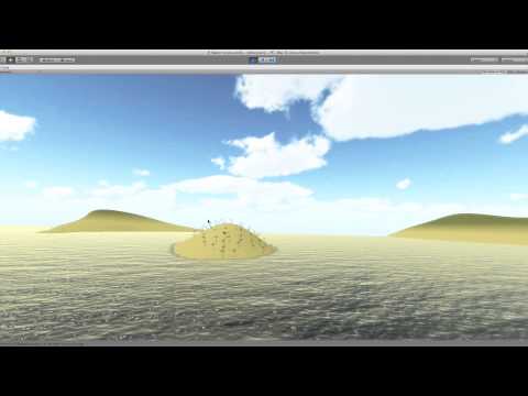 Unity New project 2014 Benchmark Scene Next-Gen (NEW)