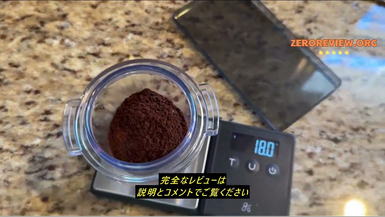 レビューMiiCoffee DF54 単回投与コーヒーグラインダー (ブラック