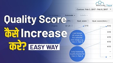 How to Improve Your Google Ads Quality Score? | Google Ads Latest Version
