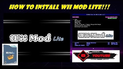 How to Install Wiimod Lite & the Channel on the Nintendo Wii!
